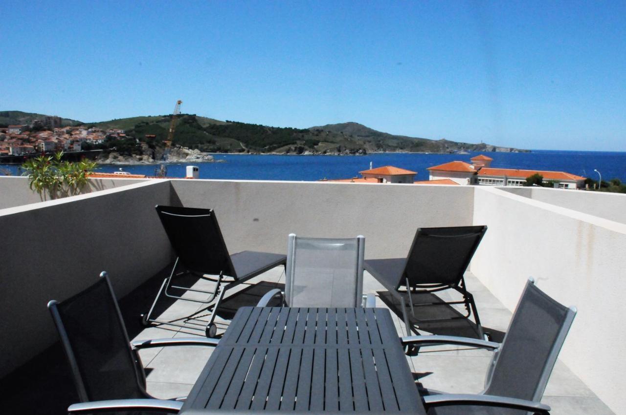 Appartement Avec Grande Terrasse Vue Sur Mer 滨海巴纽尔斯 外观 照片